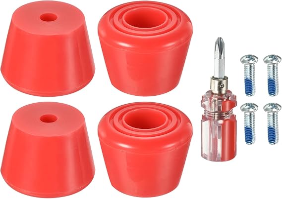 PATIKIL Roller Skate Toe Stops with Screwdriver 82A Rubber Brake Stoppers Block, for Roller Skate Accessories Replacement