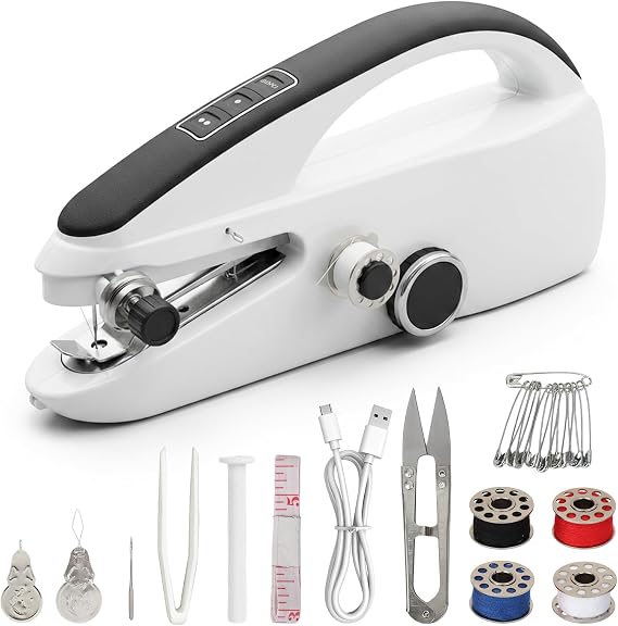 Handheld Sewing Machine, Mini Portable Electric Hand Sewing Machine