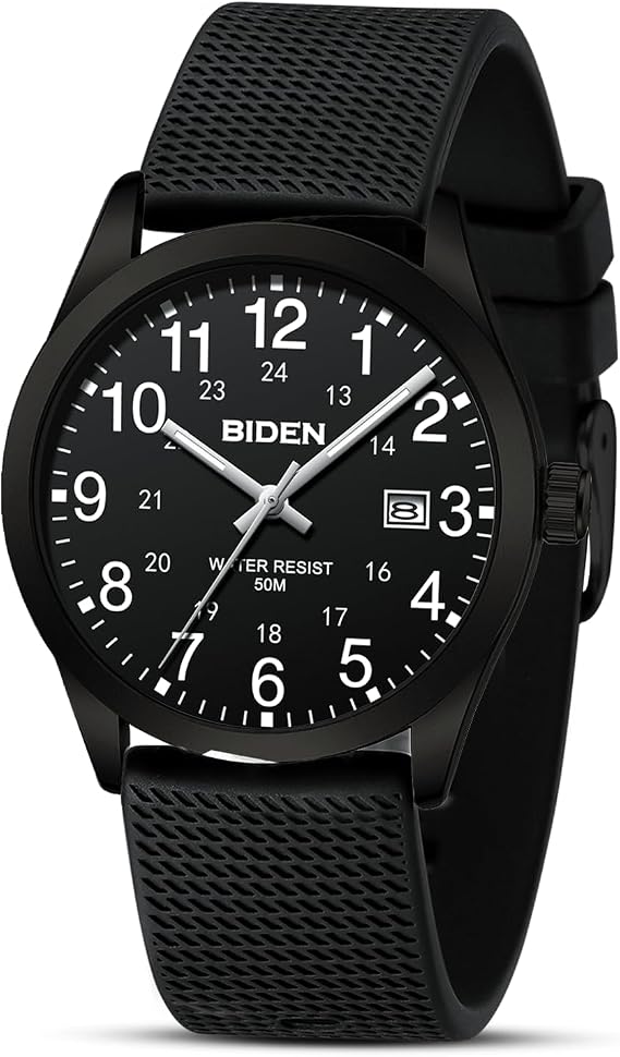 LN LENQIN Mens Watches Analog Quartz Watch for Men Outdoor Sport Watch