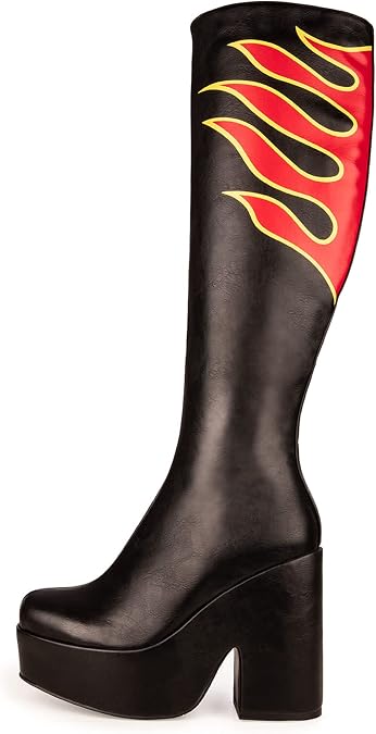 LAMODA Women's Emergency Knee High Boot