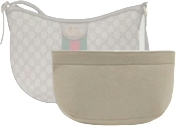 Bag Organizer for Gucci Ophidia Large Crossbody Shoulder Bag (39L x 32H x 8D cm)(Beige)