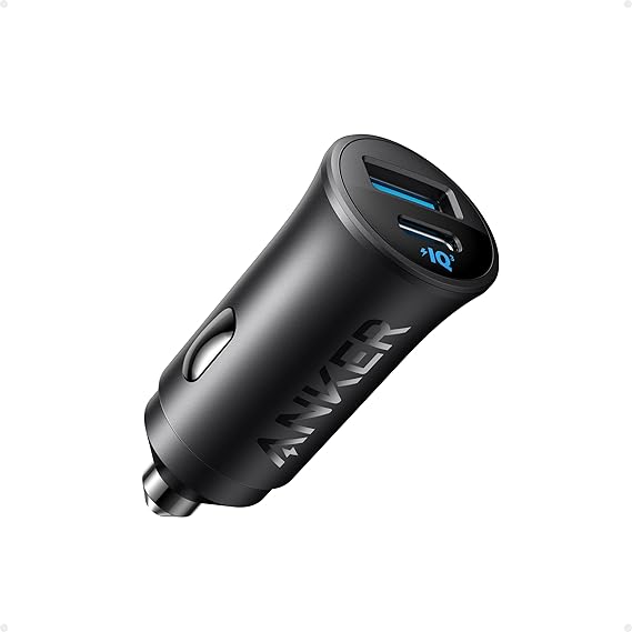 Anker USB C 30W Car Charger with 2 Ports