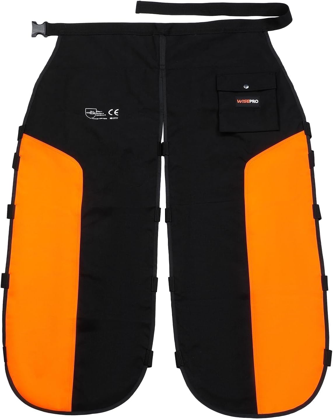 WISEPRO Universal Chainsaw Safety LeggingsCut Protection Chaps Adjustable Chainsaw Chaps Chainsaw Apron Cut Protection Pants for MenWomen