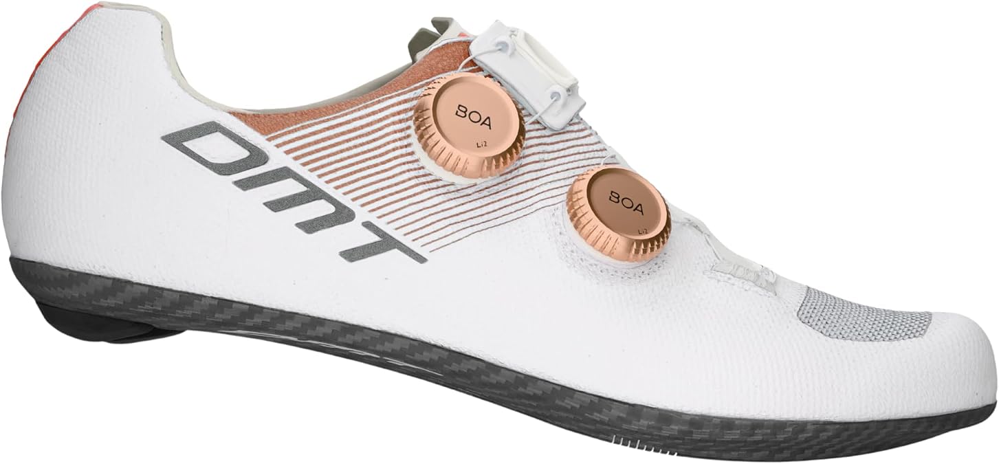 DMT KR0 EVO Superlight Road Cycling Shoes – Aeroflex Knit Upper, Dual BOA® Li2 Dials, Superlight Carbon Sole, Ultra‑Lightweight & Aerodynamic Performance – Pro‑Level Fit and Power Transfer
