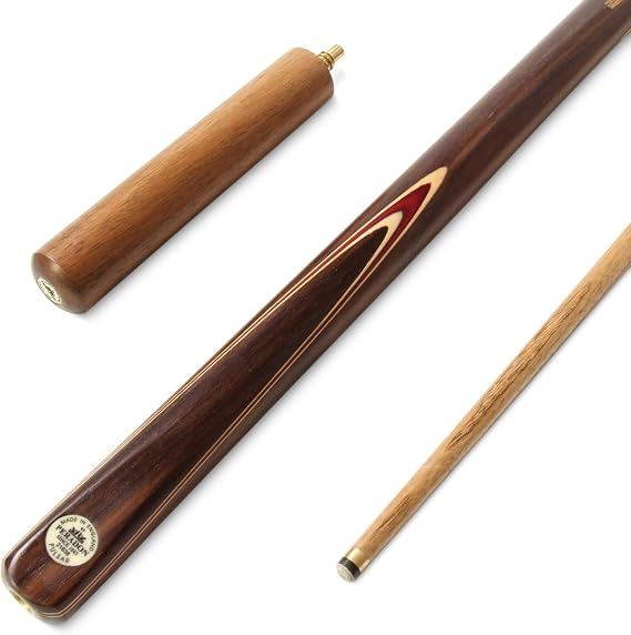 Peradon PULSAR 3/4 Ash Rosewood 8 Ball Pool Cue 57 Inch - 8.5mm Tip & Mini Ext