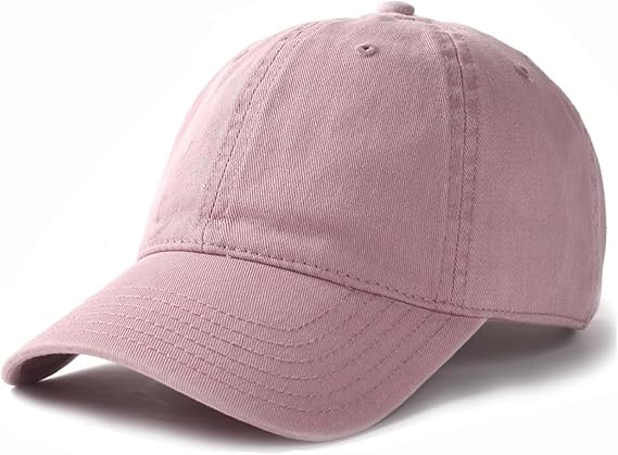 Washed Cotton Baseball Cap for Men Women, Adjustable Running Caps, 6 Panel Casual Vintage Outdoor Sports Cap, Summer Sun Visor Sports Hat, Classic Golf Tennis Hat