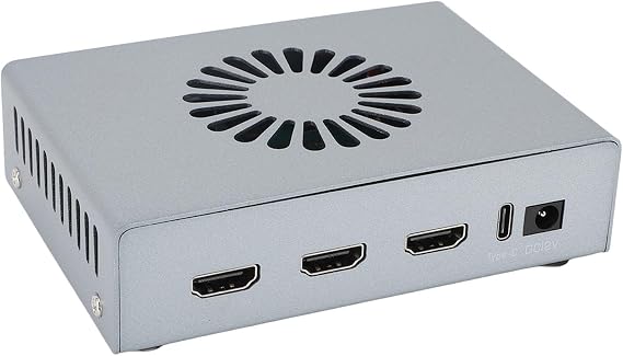 DMA Fuser, HD Multimedia Interface Overlayer Synthesizer, 2K 144Hz DMA Hardware Adaptive Combiner Display Fuser, Dual Signal Integration for Gaming and Video Conferencing