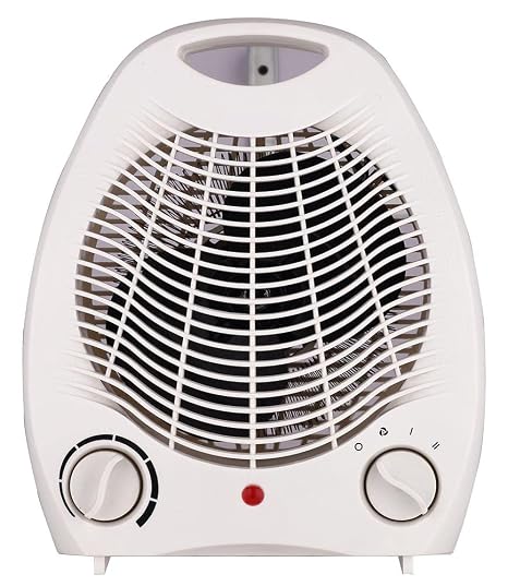 PRO ELEC PELL0331 2kW Upright Free Standing Electric Fan Heater, 2 Settings