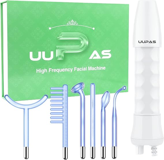 High Frequency Wand - UUPAS 6 in 1 Blue High Frequency Facial Machine