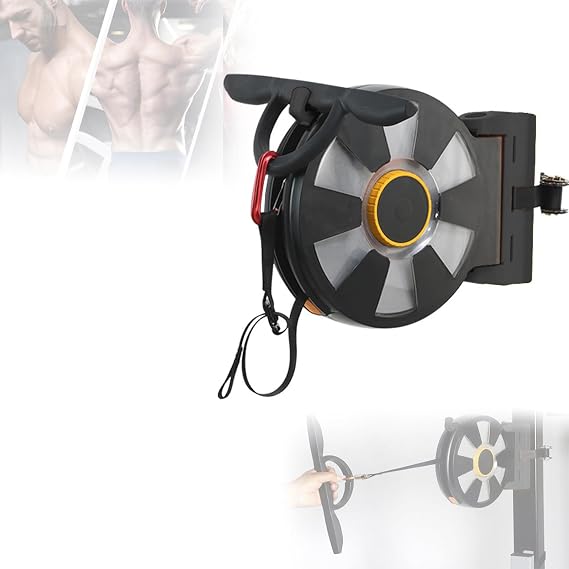 Eccentric Flywheel Trainer for Strength Training, Multi-Training Methods, Wheel-enclosed Design, Ideal for Gyms and Outdoor Workouts