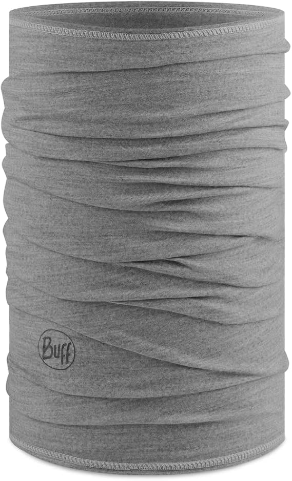 Buff Denim Multi Stripes Lightweight Merino Wool Tuch