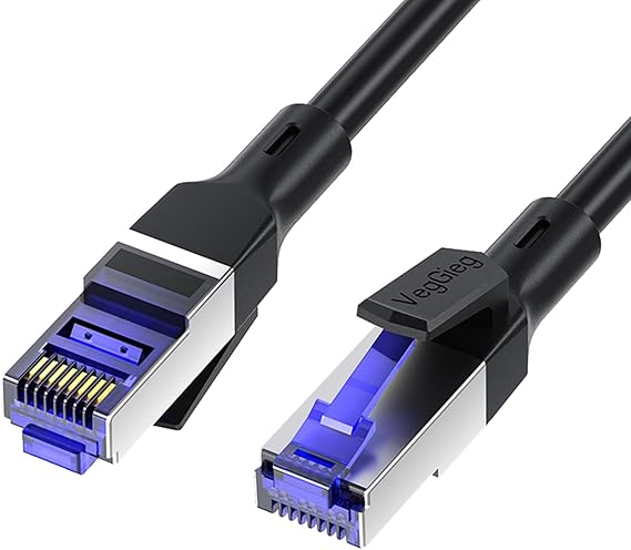 VegGieg CAT7 10Gbps Gigabit 600Mhz FTP RJ45 Ethernet Kablosu 10 Metre