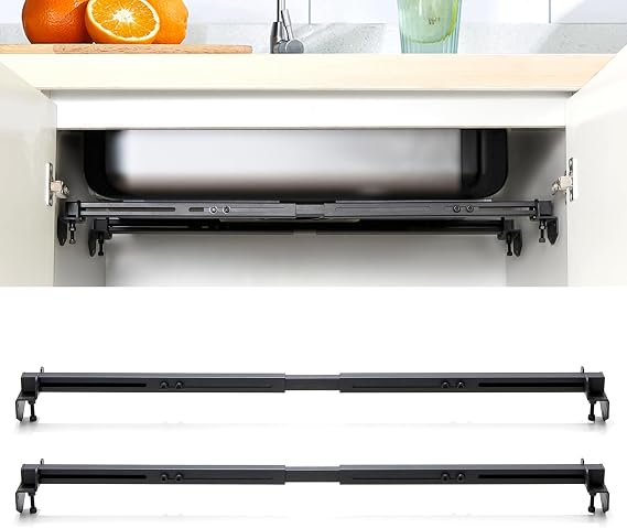 Undermount Sink Brackets Heavy-Duty, Adjustable 27.5-39.4 Inches