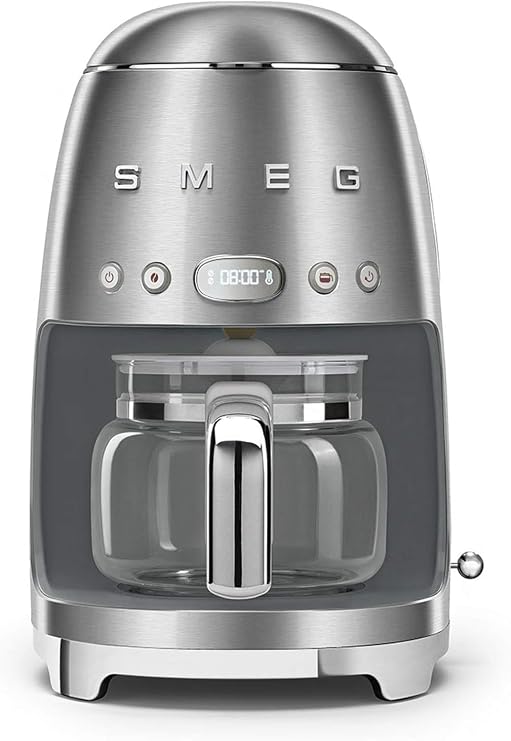 Smeg DCF02SSEU Filtre Kahve Makinesi, Gri