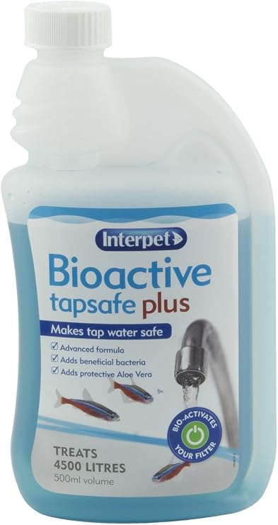 Interpet Bioactive Tapsafe Aquarium Water Dechlorinator, 500 ml, clear