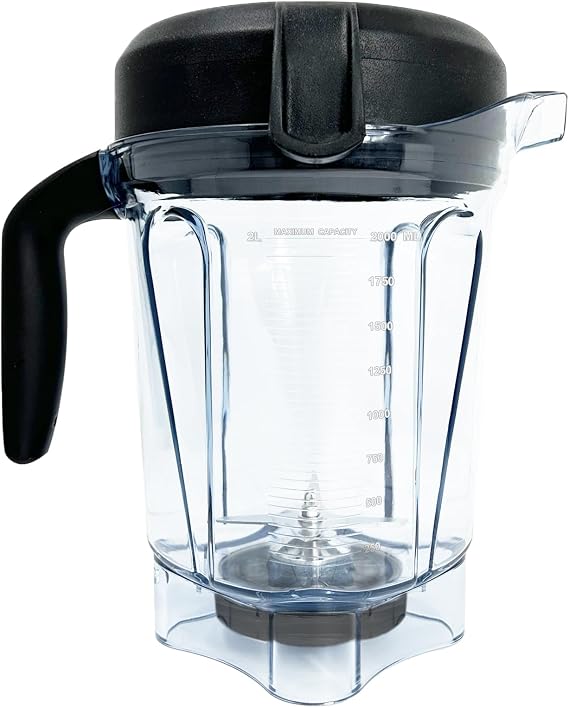 Vitamix Blender Pitcher 64oz Thin Replacement Container Cup Jars for Vitamix 5300, 6500, 7500, 5200, 6000, 6300, VM0102, VM0103, Propel Professional Series, G Series, Classic C