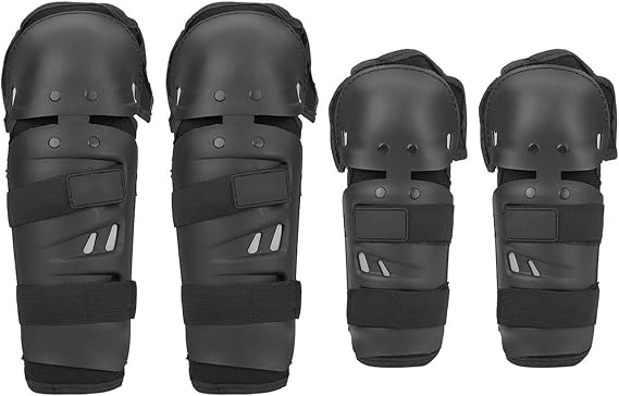 Motorcycle Knee Elbow Protector,4pcs Knee Pads Elbow Pads Wrist Guards Set,Motocross Racing Knee Shin Guard Pads Protective,Guard Protective Gear for Skating,Skateboarding,Riding,Mountain