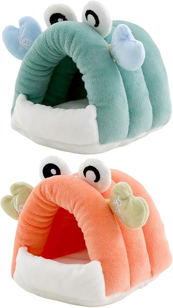 Chinchilla Bed Crab Shaped Enclosed Warm Small Pet Nest