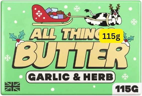 Garlic & Herb 115g Butter, All-things-butter (1x115g)