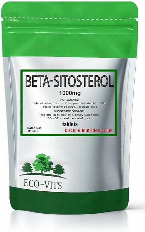 Beta Sitosterol 1000mg 240 Tablets for Prostate Health
