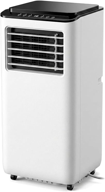 Portable Air Conditioner 14000BTU Floor Standing AC Unit with Window Installation Kit, Dual Speed Fan, 24H Timer, Remote Control, Digital Display for Bedroom Ho, 11000 Btu, 11000 BTU