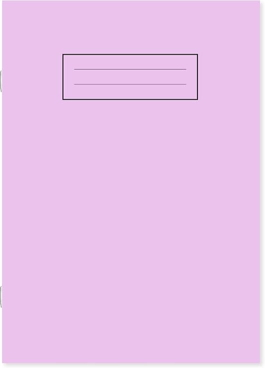 Silvine A5 Exercise Books Assorted Pastel Colours (Pack of 10)
