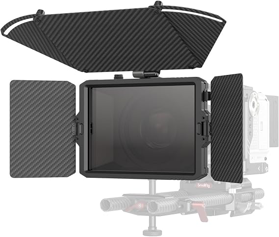 SMALLRIG Mini Matte Box Pro Flag Kit with Two 4 x 5.65 Filter Frame - 3680B