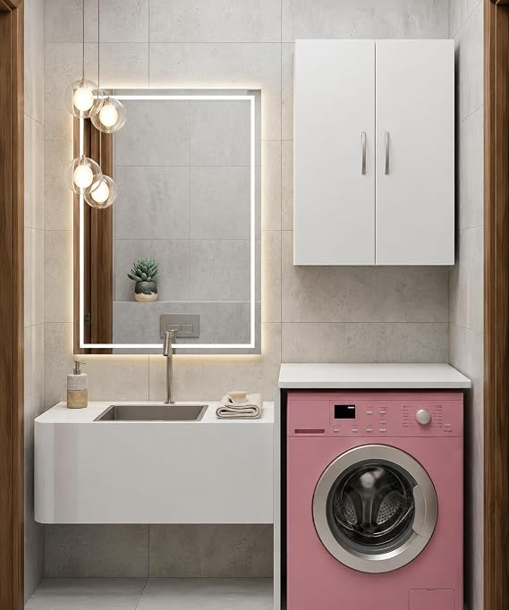 Çamaşır Makinası Üst Dolabı 75 * 60 Banyo Dolabı