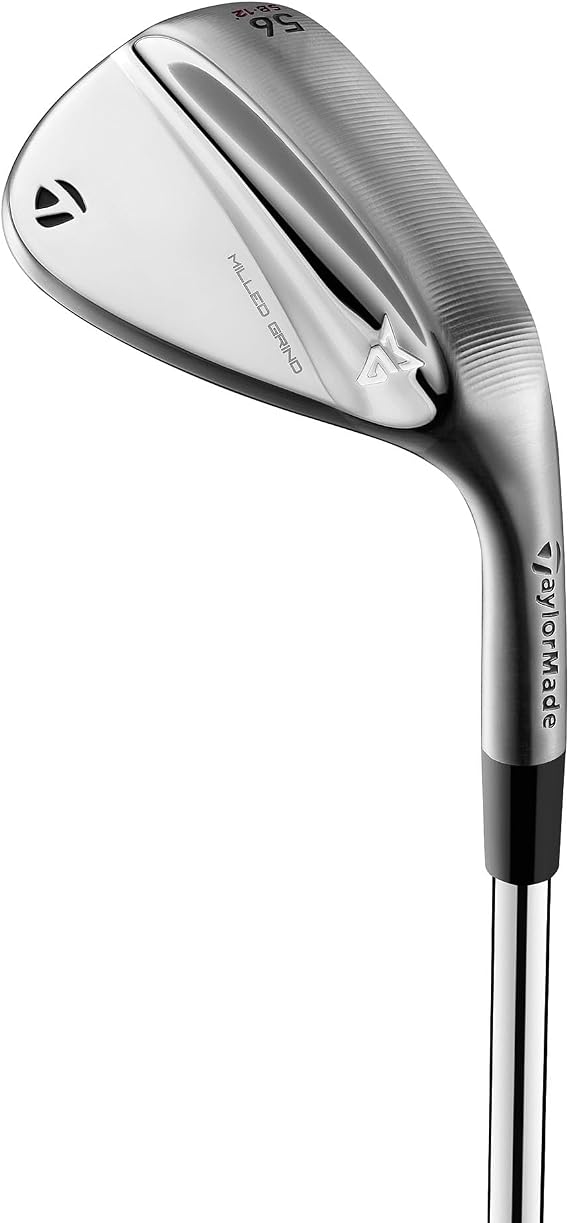 TaylorMade Golf Milled Grind Wedge Chrome Standard Bounce 56.12 Steel Shaft Right Hand