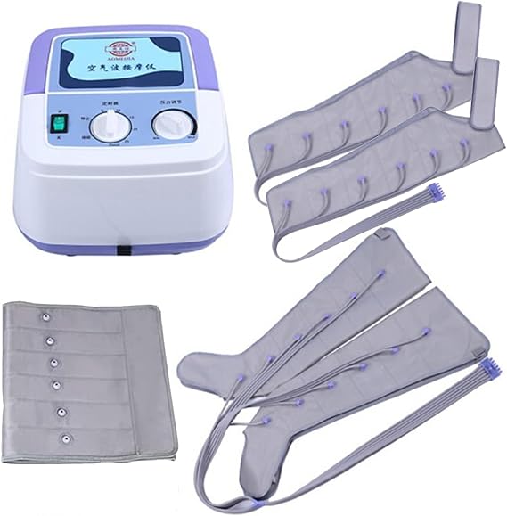 Air Compression Massager Machine for Waist,Leg,Calf and Arm Relax Blood Circulation Timing Function Rehabilitation Physiotherapy(6 Cavity)