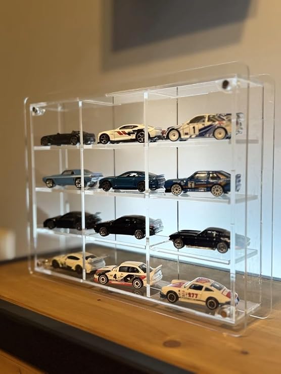 Hot Wheels Model Araba Sergileme Standı (Şeffaf)