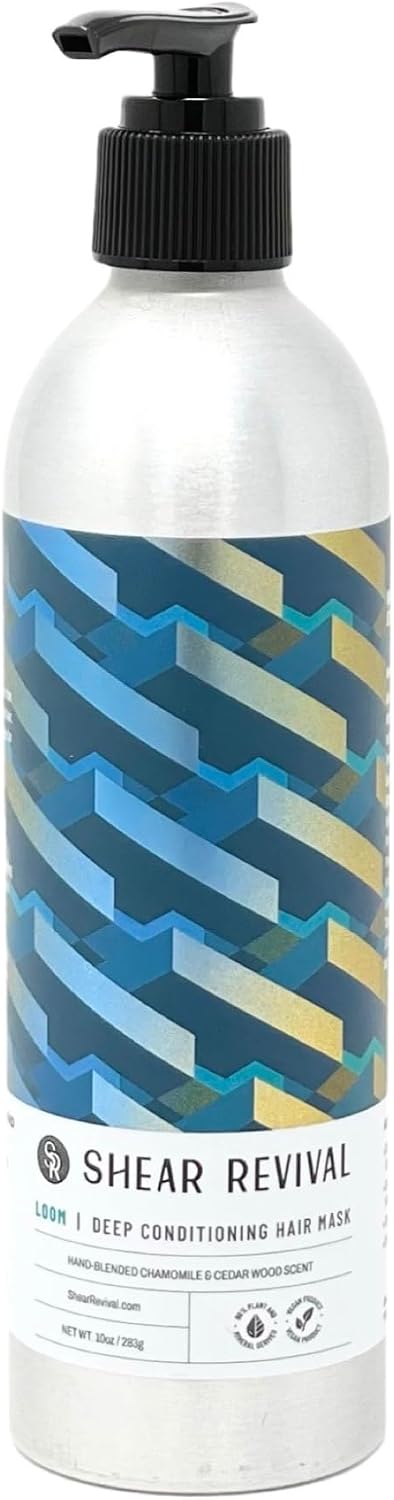 Shear Revival Deep Conditioning Mask – Intense Moisture &amp; Soothing Hair Treatment – With Aloe Vera &amp; Chamomile – Softens, Strengthens &amp; Revives – For All Hair Types &amp; Textures – 283g