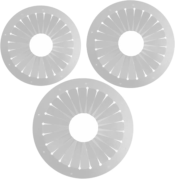 Rosette Maker - 3-Piece Fabric Flower Maker Tool, for Consistent DIY Ribbon Flowers, Crafting for Beginners