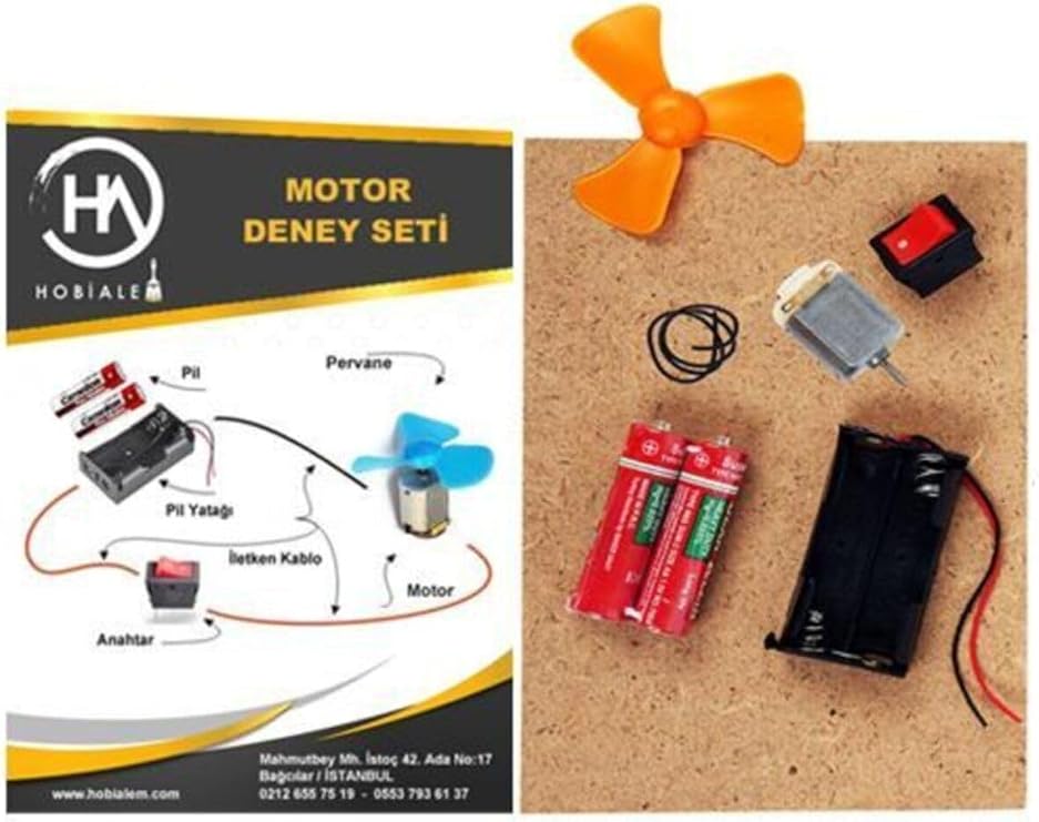 Hobialem Eğitici, Motor Devresi, Deney Seti, Motor Devresi, Pervane