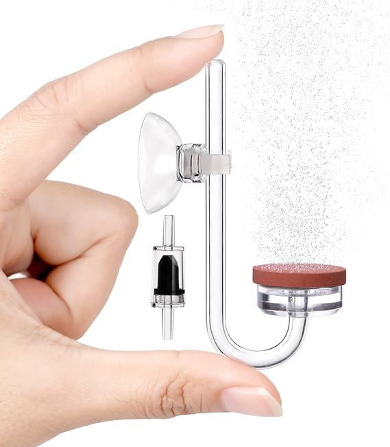 CO2 Diffuser for Aquarium Plant, Mini CO2 Atomiser, U-shaped, M