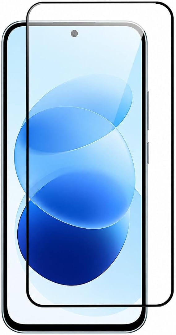 Microsonic Xiaomi Redmi Note 17 Pro 5G Kavisli Tam Kaplayan Ekran Koruyucu Siyah