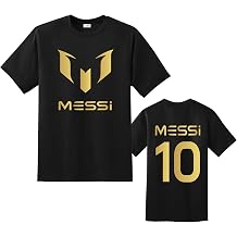 Inspired Messi #10 Goat Unisex Soccer T-Shirt – Jersey Style Football Tee | Gift for Kids, Teens & Adults | Quality Printed Fan Top | Ideal for Match Day, Training, Casual Wear