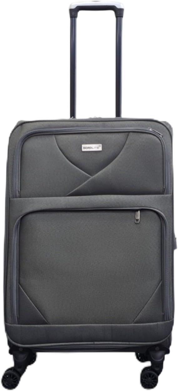 Medium Suitcase 24" Super Lightweight Expandable Luggage 20% 4 Wheels Spinner 3-Digit Combination Lock Soft Shell Luggage for 15 to 20kg