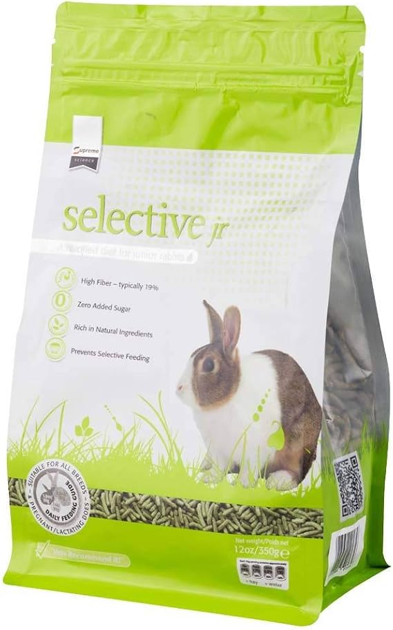 Supreme Science Selective Junior Rabbit Food 10kg may vary