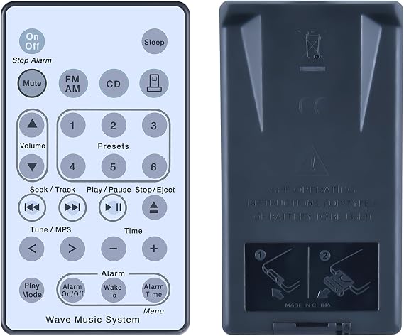 Replacement Remote Control fit for Bose Wave Music System CD Radio AWRCC2 AWRCC3 AWRCC4 AWRCC6