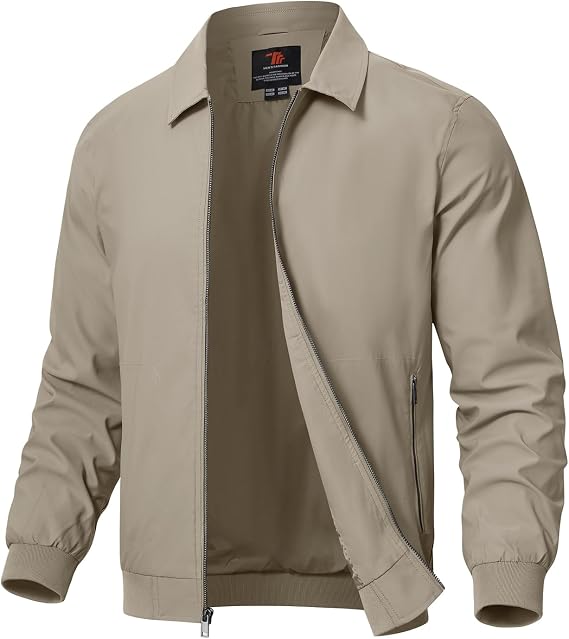 Rdruko Men's Lightweight Smart Casual Lapel Jacket