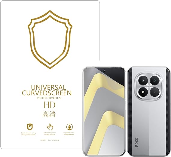 Microcase Xiaomi Poco M8 ile Uyumlu Full Tpu Nano Ön Ekran Koruma Filmi - EKM101