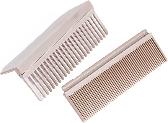 Flat Iron Comb Compact Size Dense Comb Teeth Hair Straightening Lazy Tool