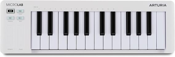 Arturia MicroLab Mk3 White - Midi Keyboard