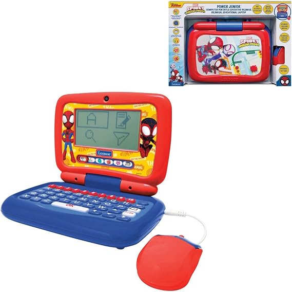 Lexibook, Spidey Educational Laptop for kids, JC398SPi5LXB