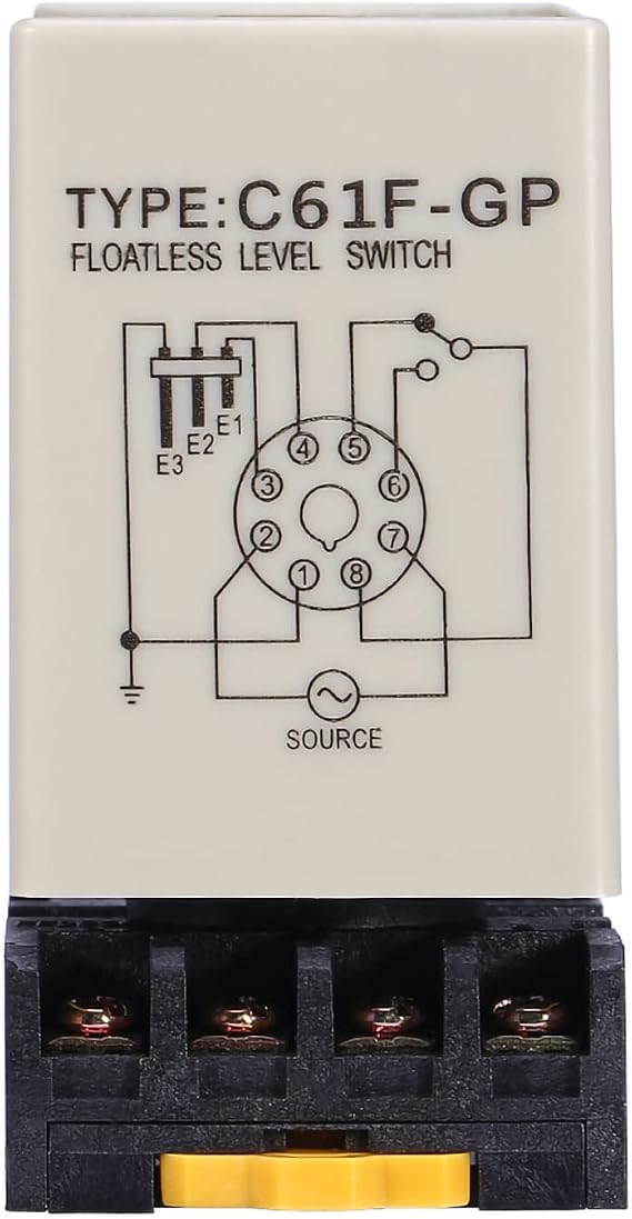 Automatic Liquid Level Switch, Compact Design, Floatless Relay, 50/60Hz, Ideal for Water Control in Homes and Industries