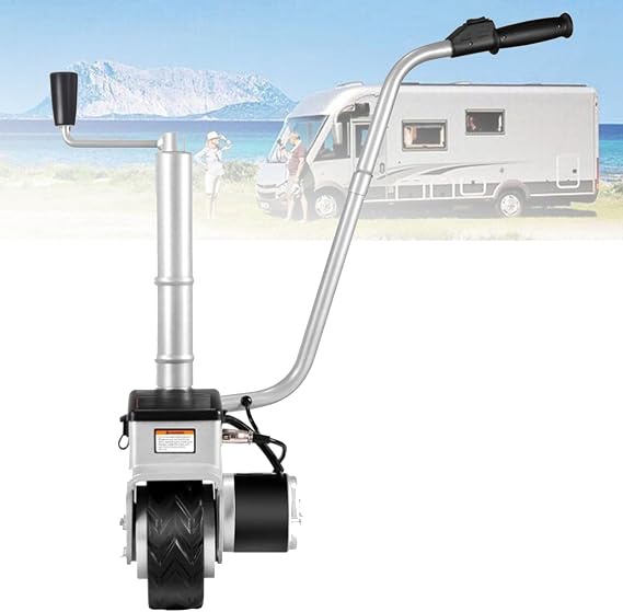 Electric Mini Trailer Mover, 350 W Motorised Jockey Wheel Trailer Jack, 12 V Electric Jockey Wheel Mover,For Camper