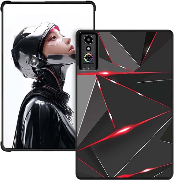 Redmagic Astra Gaming Tablet 9.0 Inch Case Cover Slim Design Matte TPU Soft Protective Cover for ZTE Nubia REDMAGIC Tablet 3 Pro Anti-Scratch Shockproof Red Line