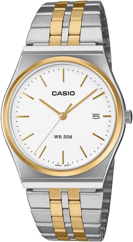 Casio MTP-B145SG-7AVDF Kol Saati, Standart, Analog, Gri-Altın Sarısı, Erkek