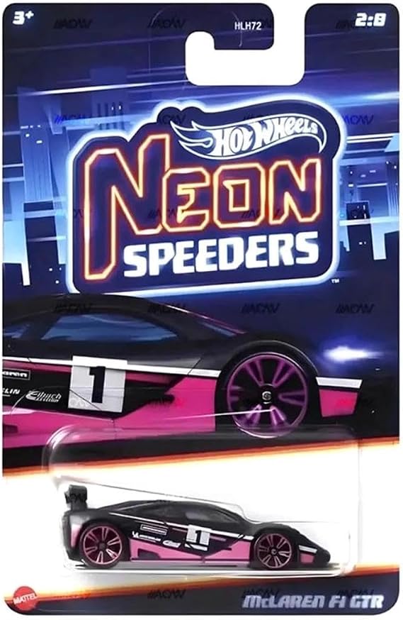 Hot Wheels Neon Yarışçılar HLH72 - McLAREN F1 GTR HRW76